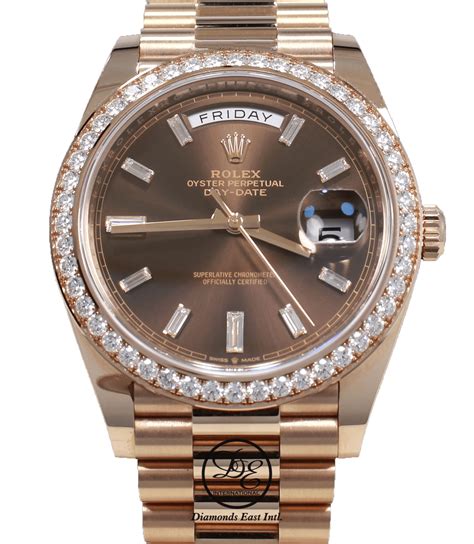 rolex day-date 40 diamond bezel|Rolex presidential 40mm diamond bezel.